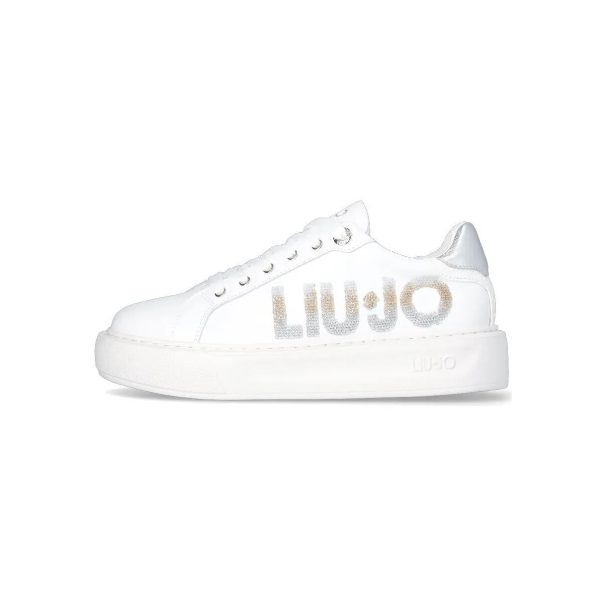 Zapatillas de plataforma con logotipo grande