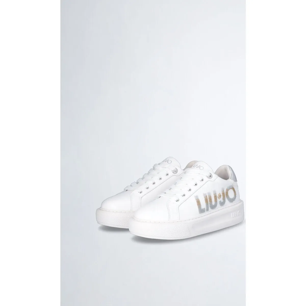 Zapatillas de plataforma con logotipo grande