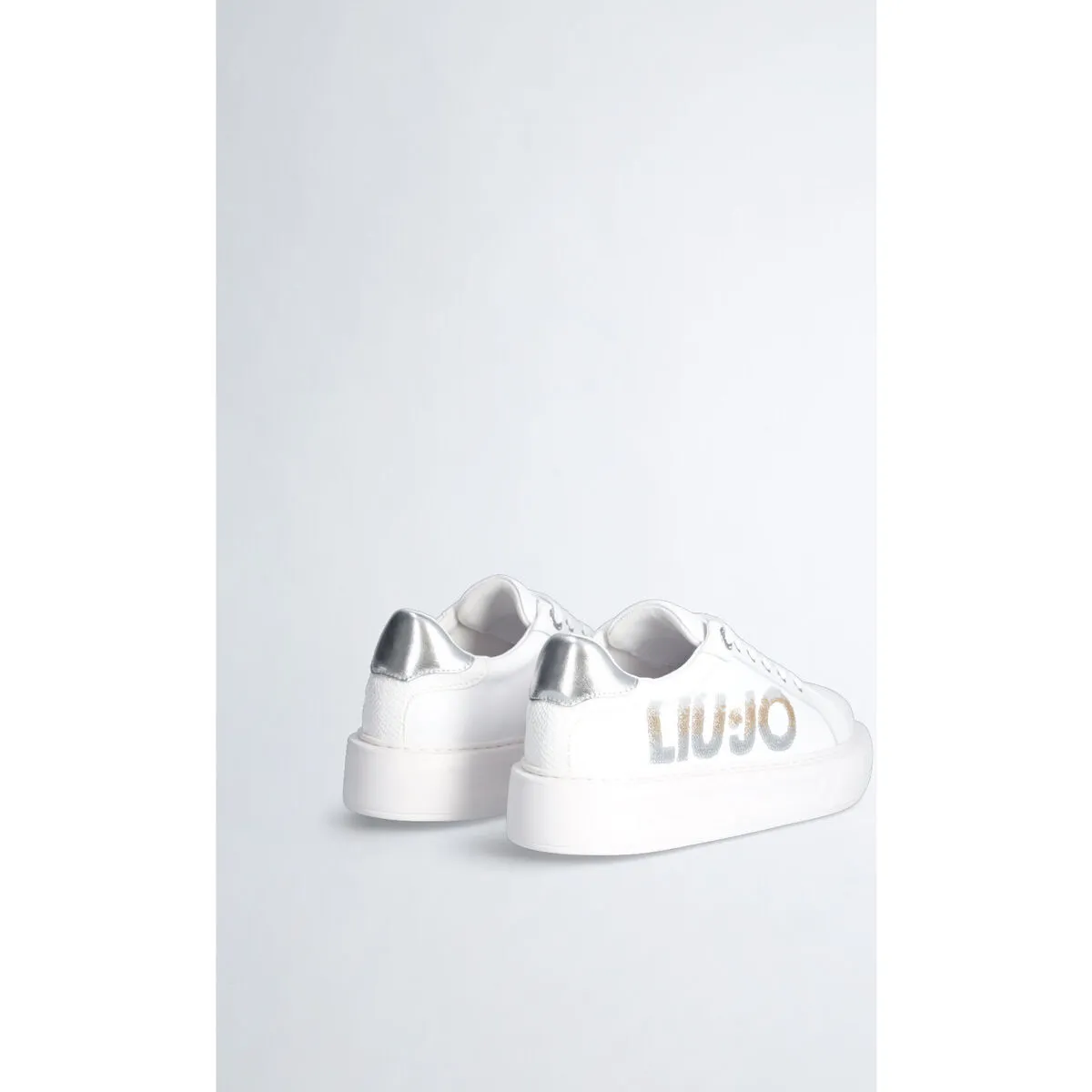 Zapatillas de plataforma con logotipo grande