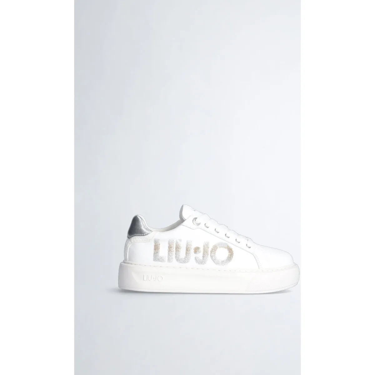 Zapatillas de plataforma con logotipo grande