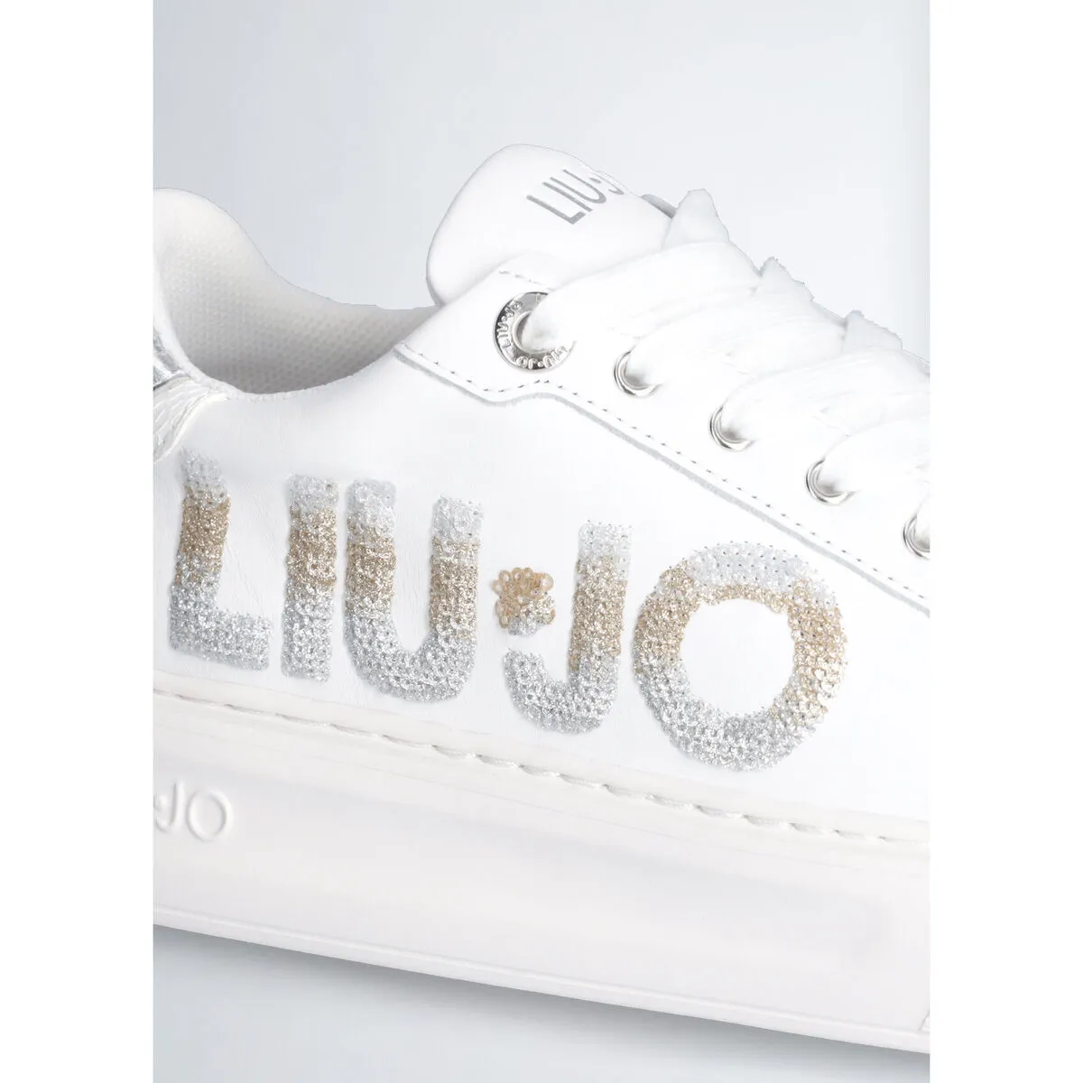 Zapatillas de plataforma con logotipo grande