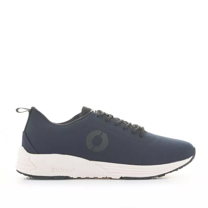 Zapatillas deportivas ECOALF azules con cordones negros y suela blanca