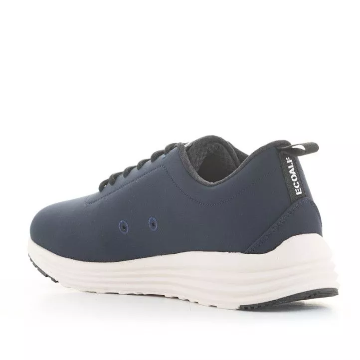 Zapatillas deportivas ECOALF azules con cordones negros y suela blanca