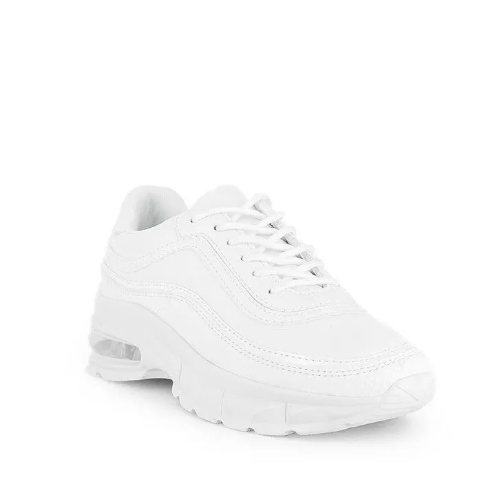 Zapatillas deportivas Owel blancas con cámara de aire