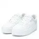 Zapatillas deportivas Refresh blancas de diferentes texturas con cordones
