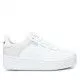 Zapatillas deportivas Refresh blancas de diferentes texturas con cordones