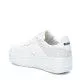 Zapatillas deportivas Refresh blancas de diferentes texturas con cordones