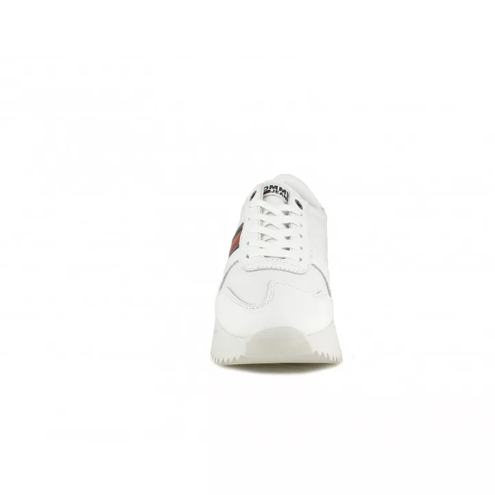 Zapatillas deportivas Tommy Hilfiger blancas de cordones con  plataforma