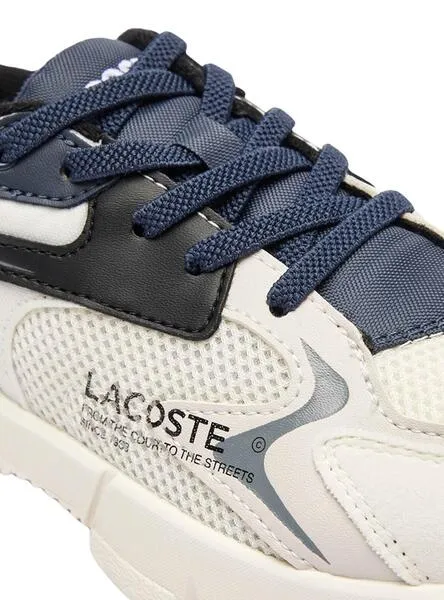 Zapatillas Lacoste L003 Neo 124 Blanco Para Niños