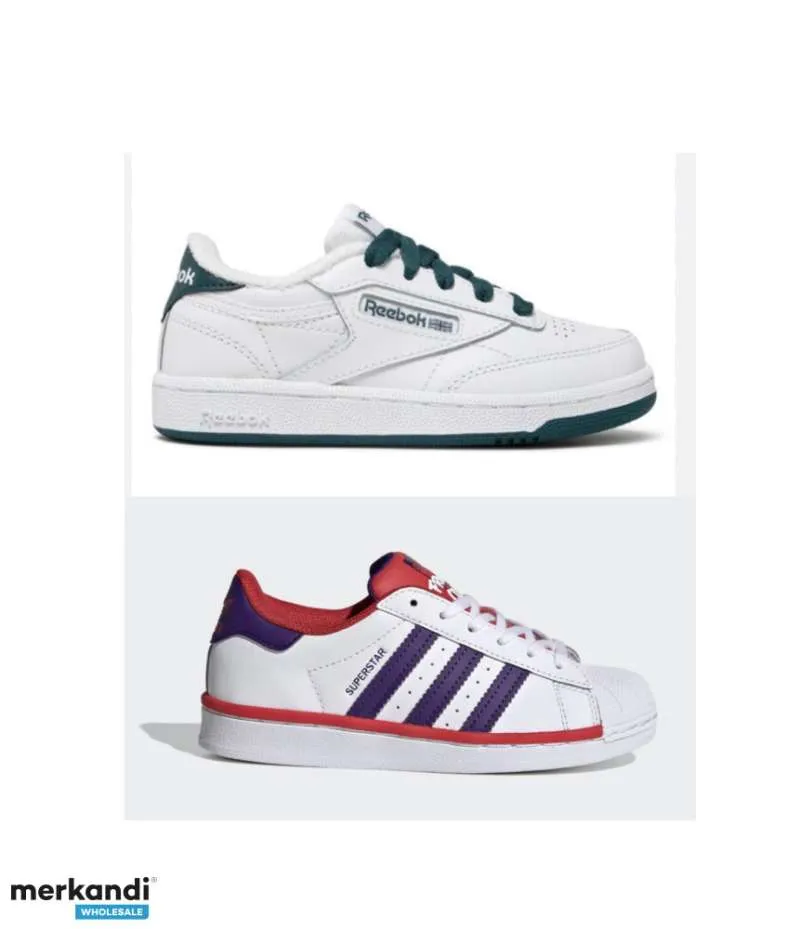 ZAPATILLAS PARA NIÑOS, ADIDAS Y REEBOK, STOCK 4, DISPONIBLE 8 STOCKS