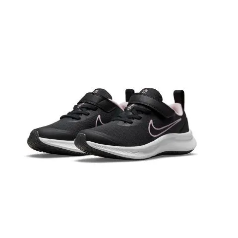 ZAPATILLAS PARA NIñOS  NIKE STAR RUNNER 3 NEGROROSA  DA2777002