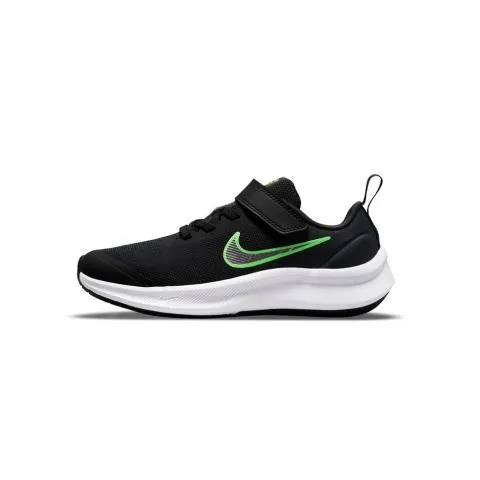 ZAPATILLAS PARA NIñOS  NIKE STAR RUNNER 3 NEGROVERDE  DA2777006