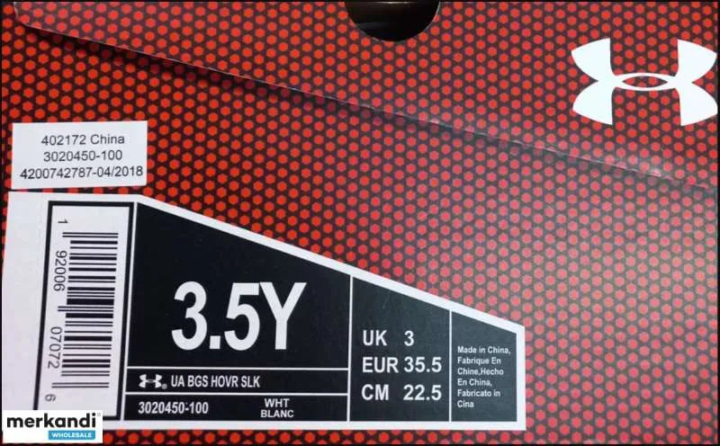 Zapatillas Under Armour HOVR para niños Niños Genuino Nuevo 28 Pares Liquidación Oferta Especial