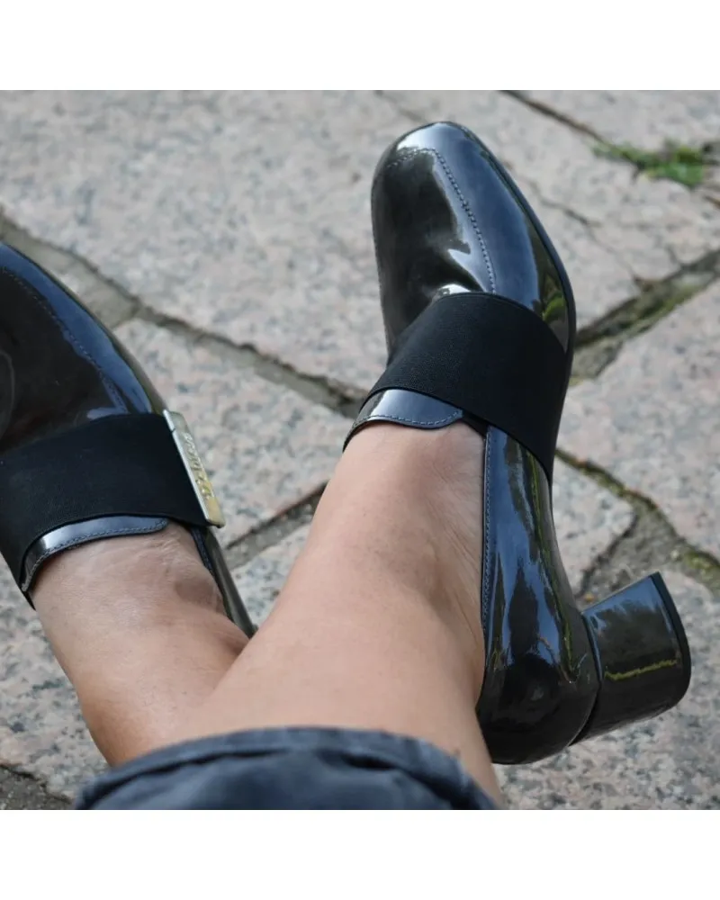 ZAPATO DE PIELCHAROL GRIS DCHICAS 4828