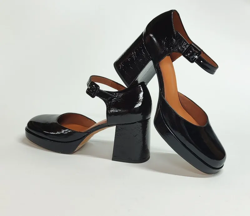 Zapatos Angel Alarcon 23526 piel negro