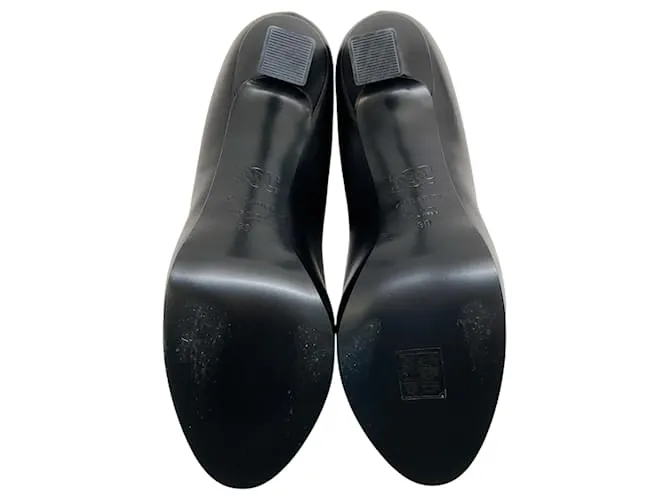 Zapatos de plataforma Minorca de cuero negro Casadei 