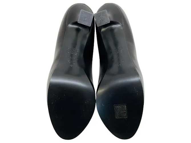 Zapatos de plataforma Minorca de cuero negro Casadei 