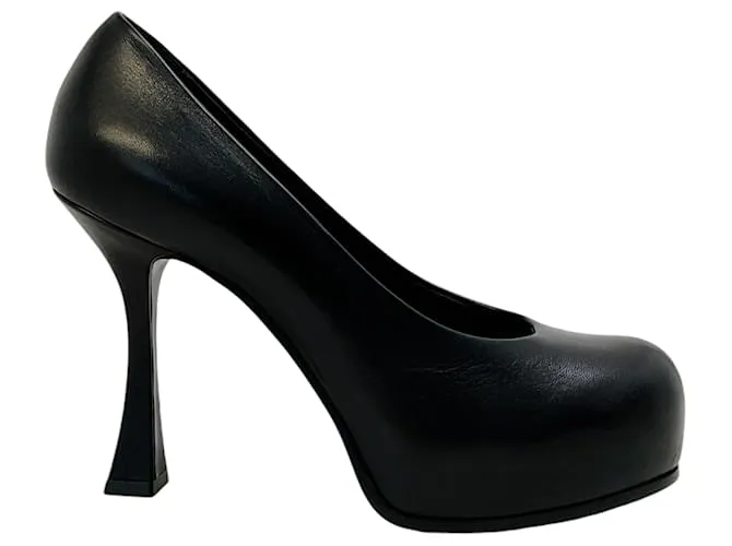 Zapatos de plataforma Minorca de cuero negro Casadei 