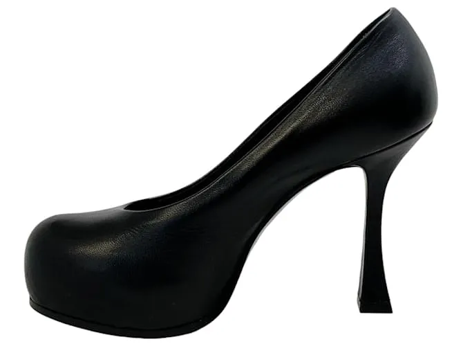 Zapatos de plataforma Minorca de cuero negro Casadei 