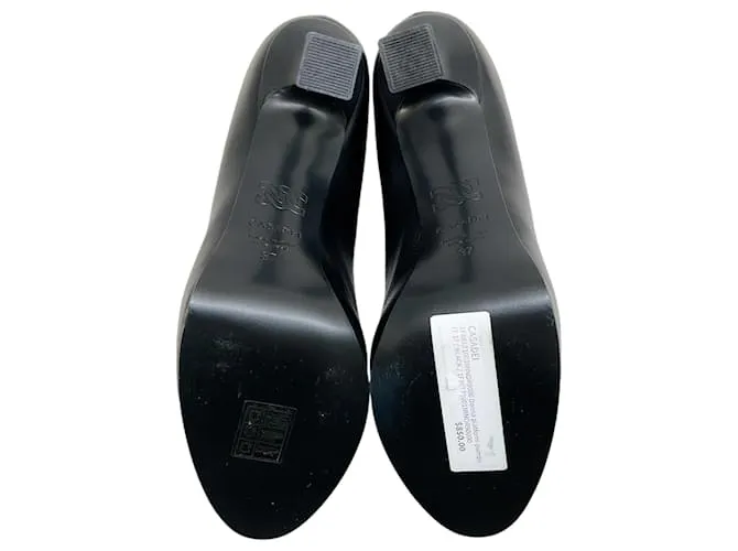 Zapatos de plataforma Minorca de cuero negro Casadei 