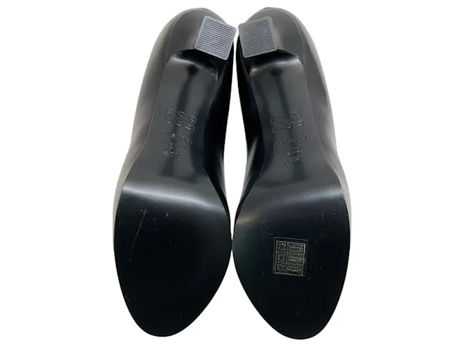 Zapatos de plataforma Minorca de cuero negro Casadei 