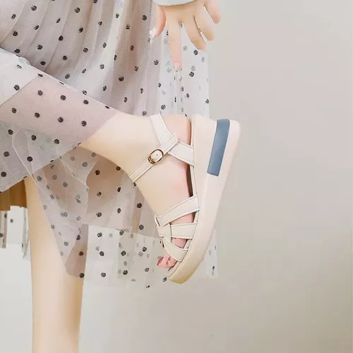 Zapatos De Plataforma Sandalia Ortopédica Moda Para Mujer