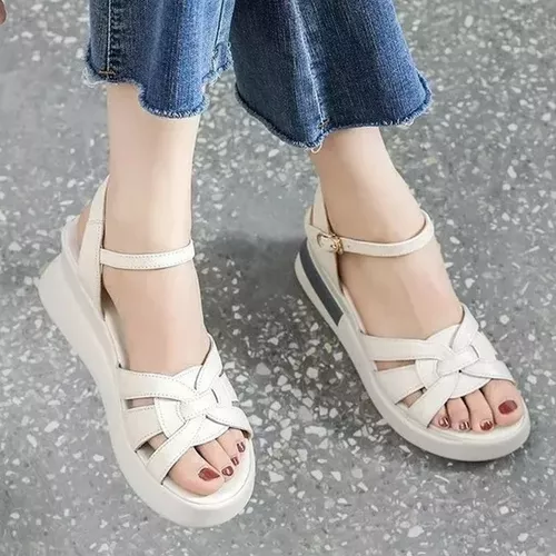 Zapatos De Plataforma Sandalia Ortopédica Moda Para Mujer