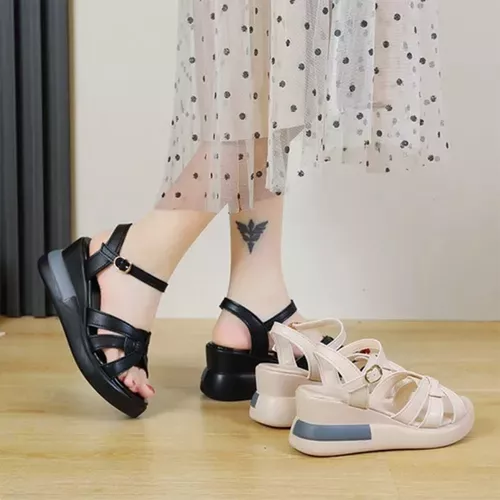 Zapatos De Plataforma Sandalia Ortopédica Moda Para Mujer
