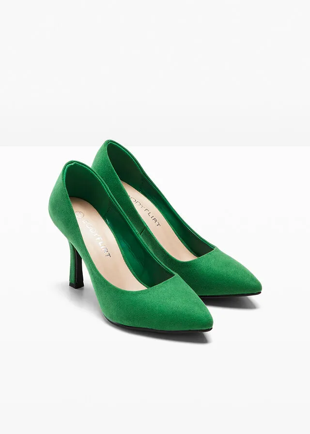 Zapatos de tacón Verde
