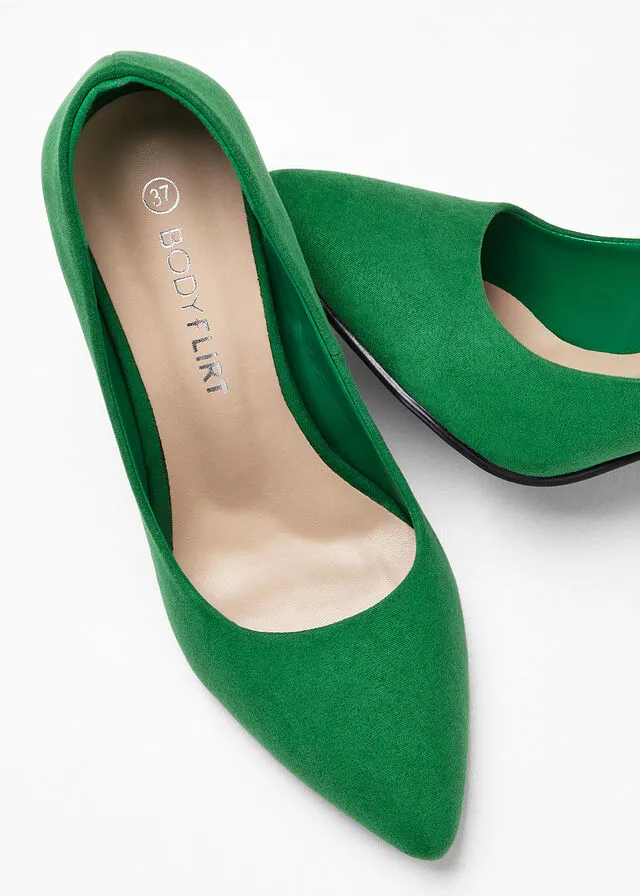 Zapatos de tacón Verde