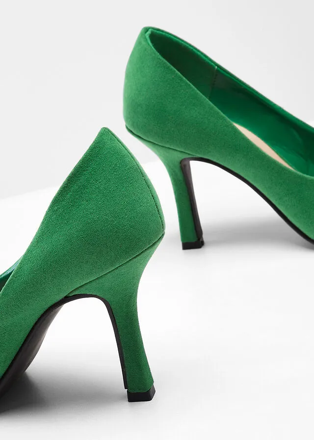 Zapatos de tacón Verde