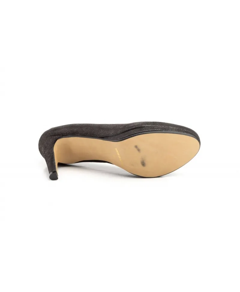 Zapatos Mujer Cristallo Negro  Plataforma Tacón