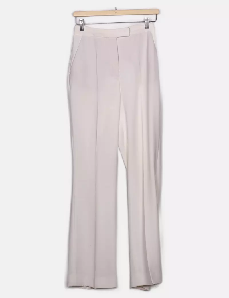 Zara Pantalones de tela Fluido